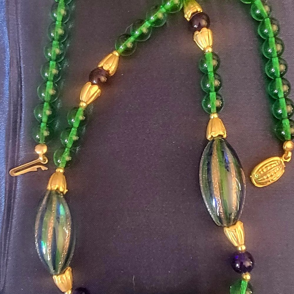 Antique Italian Murano Glass Necklace